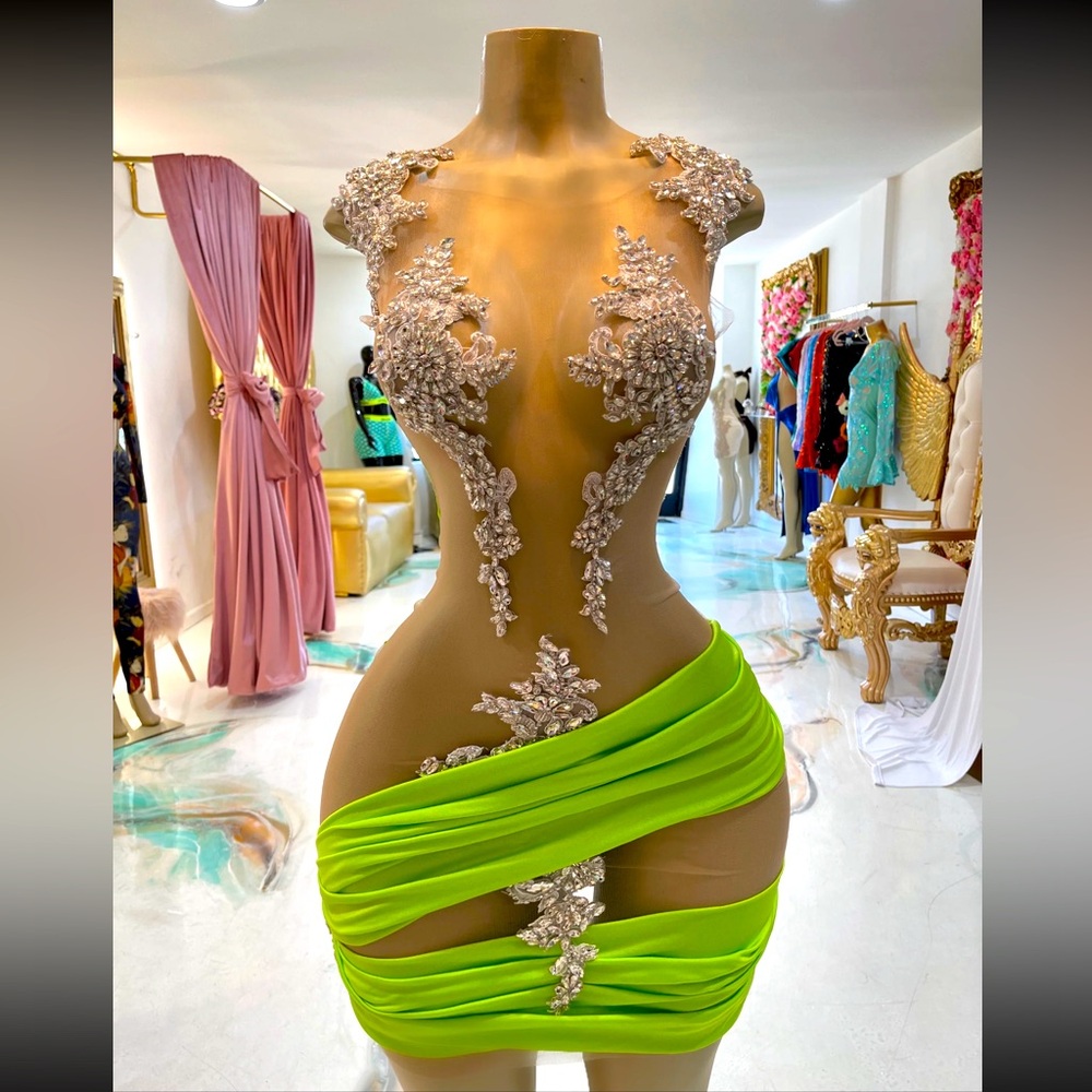 JLorraine Embellished Dress (Lavender)